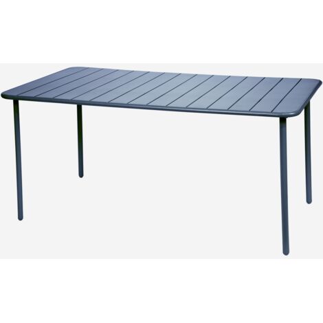 Mesa de jardín de metal de 6-8 plazas