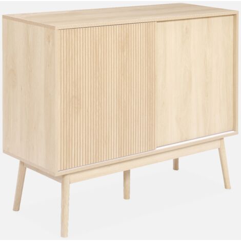 Aparador de efecto madera, 115cm