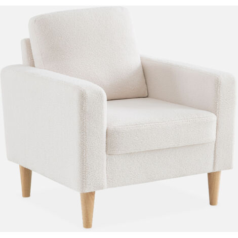 Sillón estilo escandinavo de borreguito