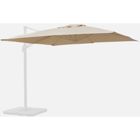 Lona de 3x3m sombrilla cuadrada desplazada