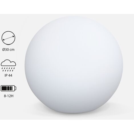Bola luminosa LED con pilas para interior/exterior
