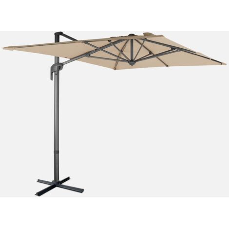 Parasol rectangular excéntrico, 3x2m