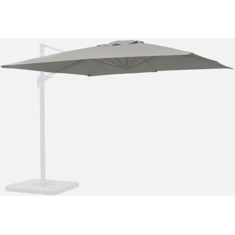 Lona de 3x3m sombrilla cuadrada desplazada