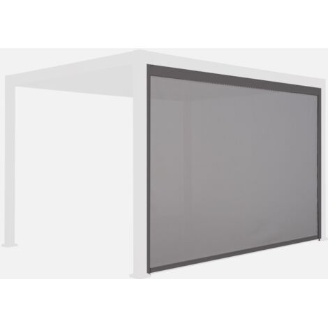 Toldo vertical de 4m para pérgola Triomphe