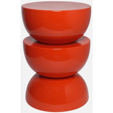 Mesa auxiliar, mesita metal efecto glassy