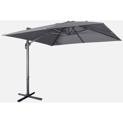 Parasol cuadrado excéntrico, 3x3m