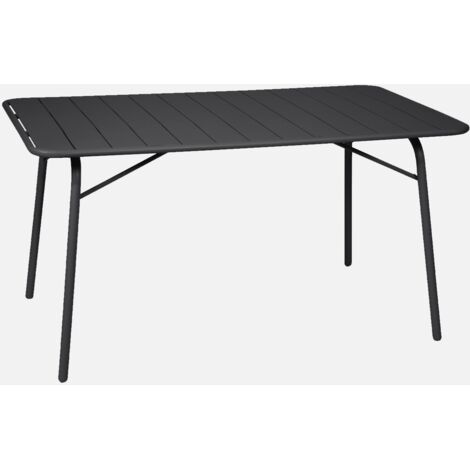 Mesa de jardín plegable de metal, 140cm