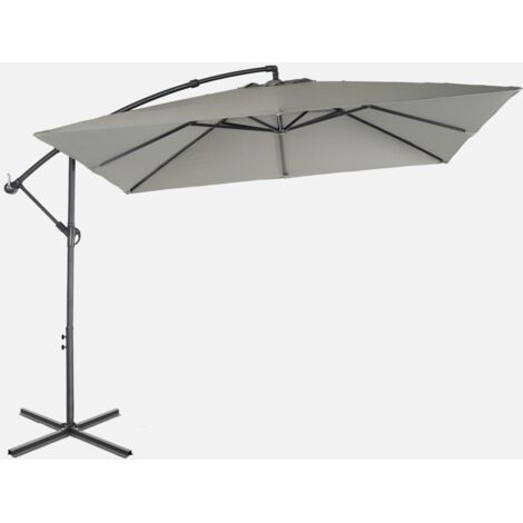 Parasol cuadrado excéntrico, 3x3m