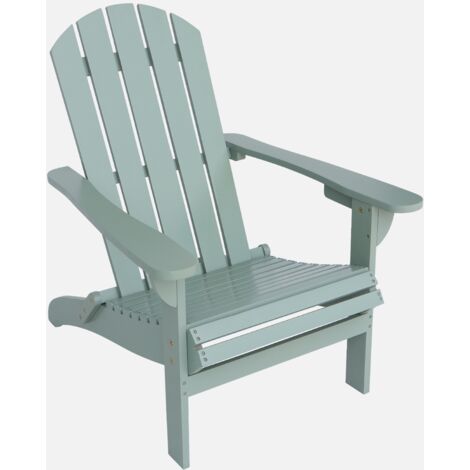 Sillón de madera de acacia con reposabrazos