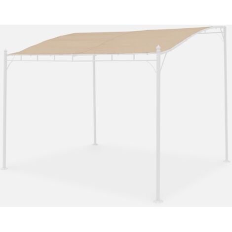 Techo de lona para pérgola Brestum 3x2.5m