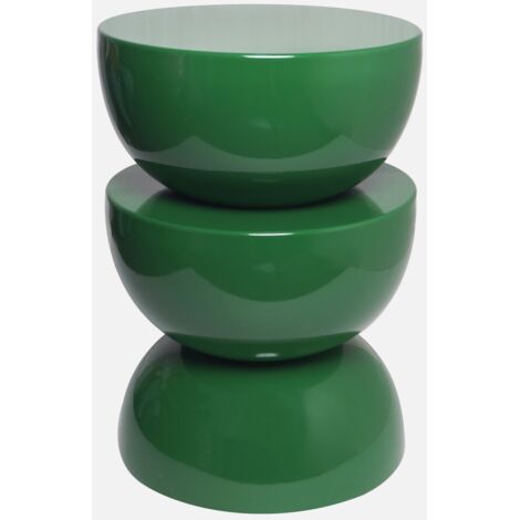 Mesa auxiliar, mesita metal efecto glassy