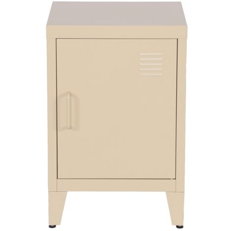 Mesita de estilo industrial con 1 puerta (1/5)