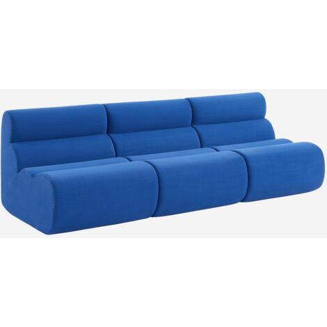 Sofá modular de tela simple, 3 plazas (1/5)