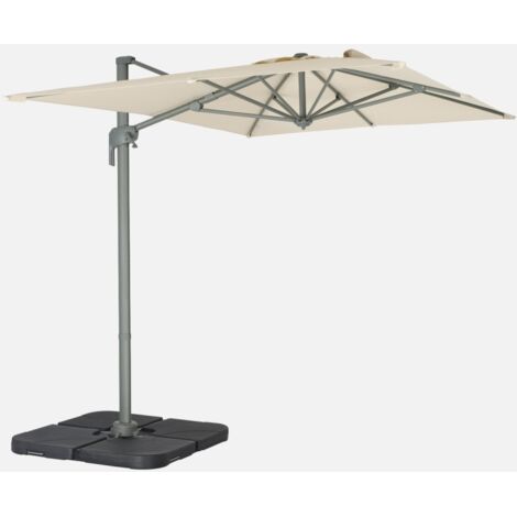 Parasol rectangular excéntrico, 3x2m