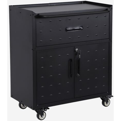 Mueble bajo de almacenamiento para garaje con 1 cajón y 2 puertas