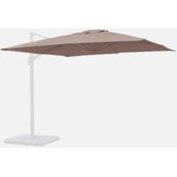 Lona de 3x3m sombrilla cuadrada desplazada