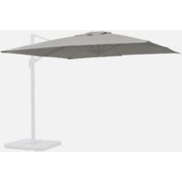 Lona de 3x3m sombrilla cuadrada desplazada