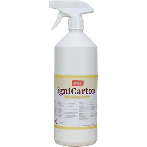 Pulvérisateur d’ignifugeant pour carton et papier format 1L - 1L = 4,5m2 de carton ignifugé – Référence Ignicarton (1/4)