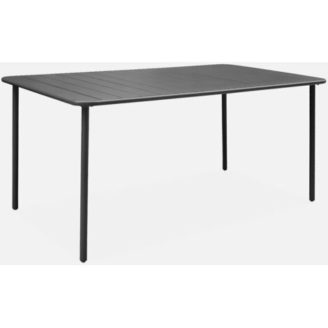 Tavolo da giardino in metallo 6-8 posti, 160cm