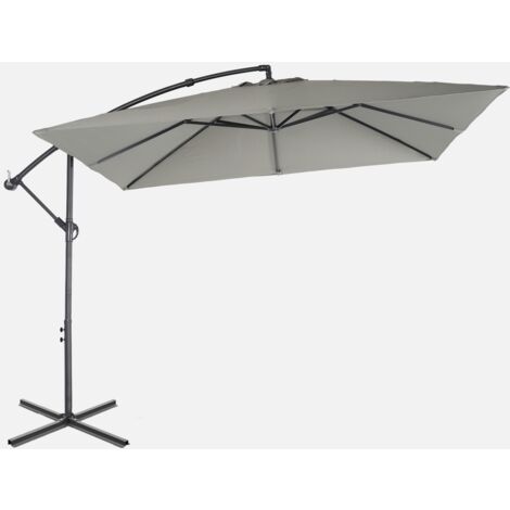 Ombrellone quadrato eccentrico, 3x3m