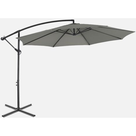 Doppler Active Kurbel Ombrellone Rotondo 380 Cm – Greige Con Manovella