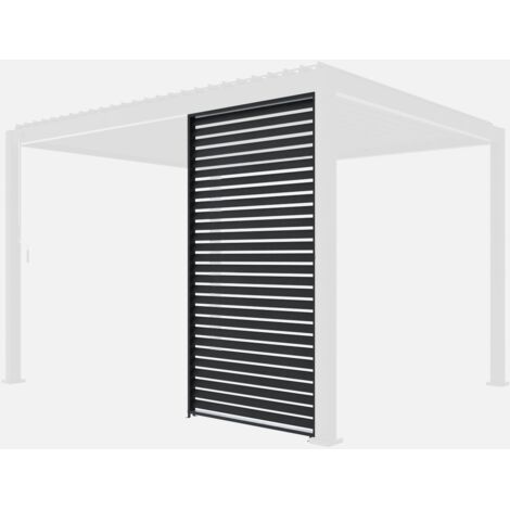 Persiana in alluminio da 130cm per pergola a lamelle triomphe