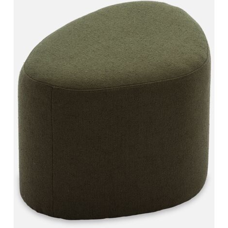 Pouf a forma di ciottolo in tessuto