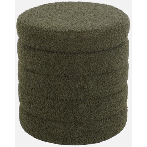 Sgabello con vano bouclé