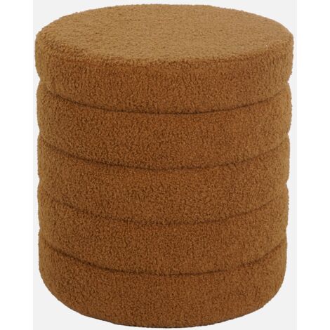 Sgabello con vano bouclé