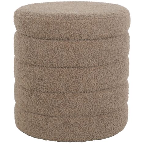 Sgabello con vano bouclé