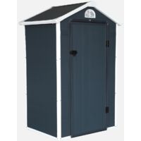 Casetta da giardino in plastica, struttura in alluminio, 1.39m²