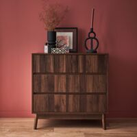 Cassettone effetto legno, 3 cassetti