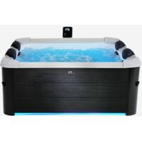 Spa idromassaggio rigida a 6 posti, 4 cuscini + copertura inclusi