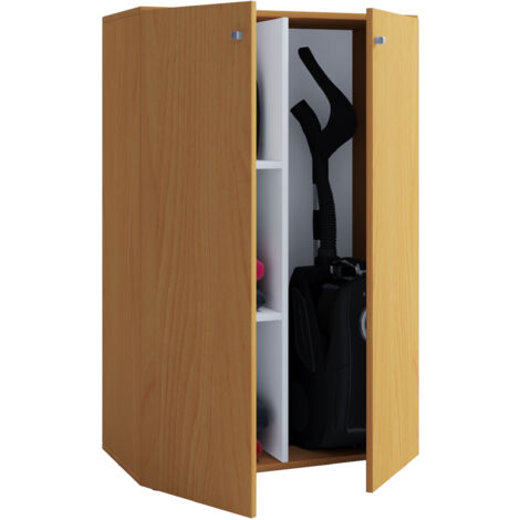 Holz Besenschrank Putzschrank Lona L