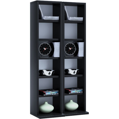 Holz CD DVD Stand Regal Schrank Milano