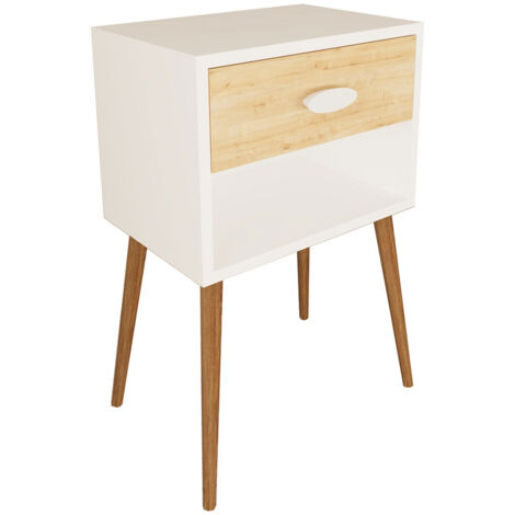 Holz Beistelltisch Nachttisch Singol XL (1/3)