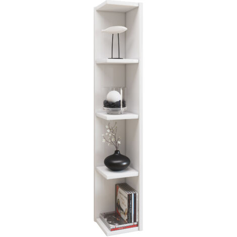 Holz Stand Regal Deko Eckregal Honsa