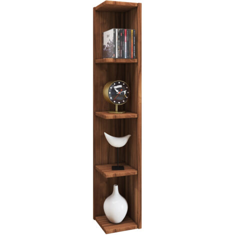 Holz Stand Regal Deko Eckregal Honsa
