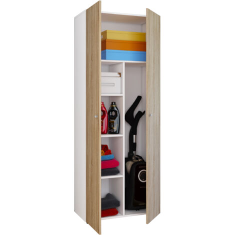 Holz Besenschrank Putzschrank Vandol K