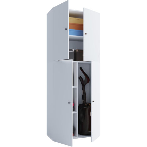 Holz Besenschrank Putzschrank Lona