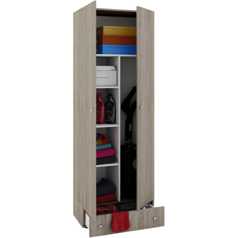 Holz Besenschrank Putzschrank Vandol S