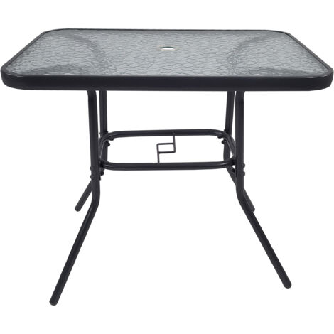 Glas Gartentisch Balkontisch 80x55 (1/3)