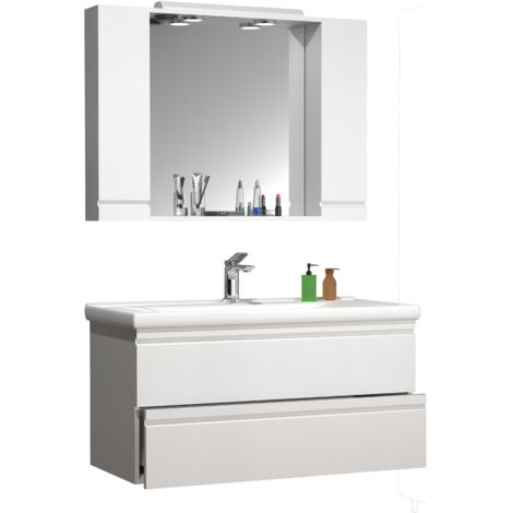 3-tlg. Waschplatz Waschtisch Silora XL (1/2)