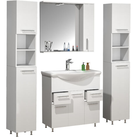 5-tlg. Waschplatz Waschtisch Lisalo XL (1/2)