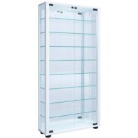 Glas Stand Vitrine Lumo Maxi Spiegel