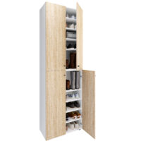 XL Holz Großer Schuhschrank Lona 10