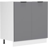 Spülenschrank Küche Breite 80 cm Fasola