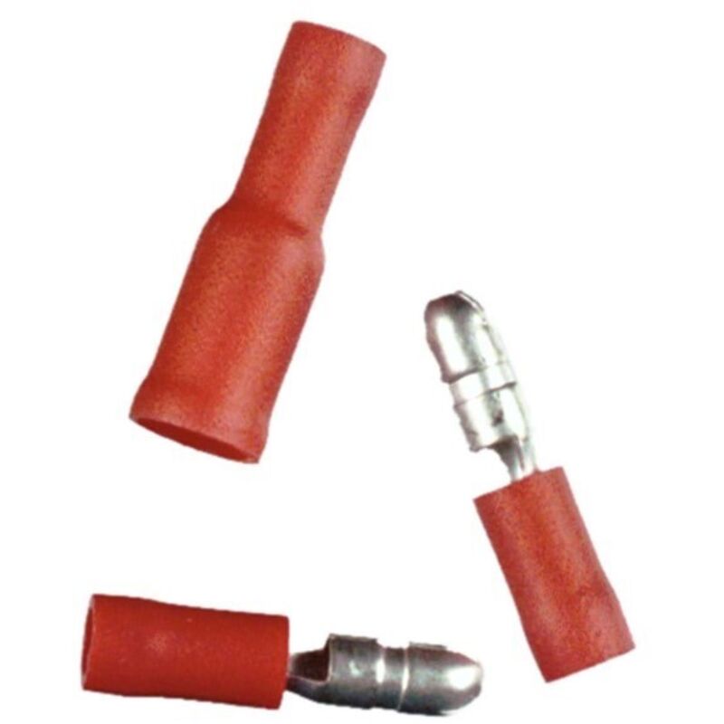 10 Terminali A Cappello Blu Da 6 Mm - Per Cavi Elettrici, Con Isolamento, Da Crimpare - Foto 9