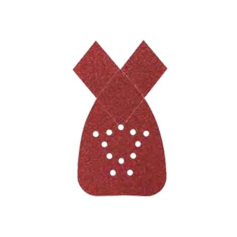 Foglio abrasivo velcrato Stanley forato grana 120 per smerigliatrice mouse 5 pezzi (1/2)