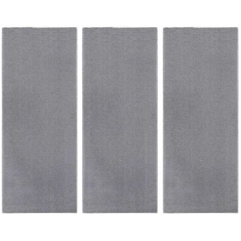 STANLEY - 3 FOGLI VELCRO IN RETE 115x280MM - GRANA 120